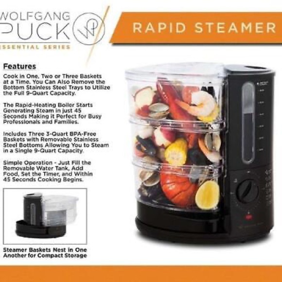 Wolfgang Puck Kitchen Nib Wolfgang Puck 3tier Heavy Duty Rapid Food